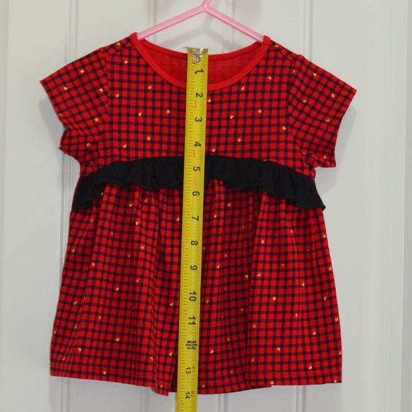 NWT Red Plaid Dress (Available in 18mo & 24 mo) - Picture 4 of 4